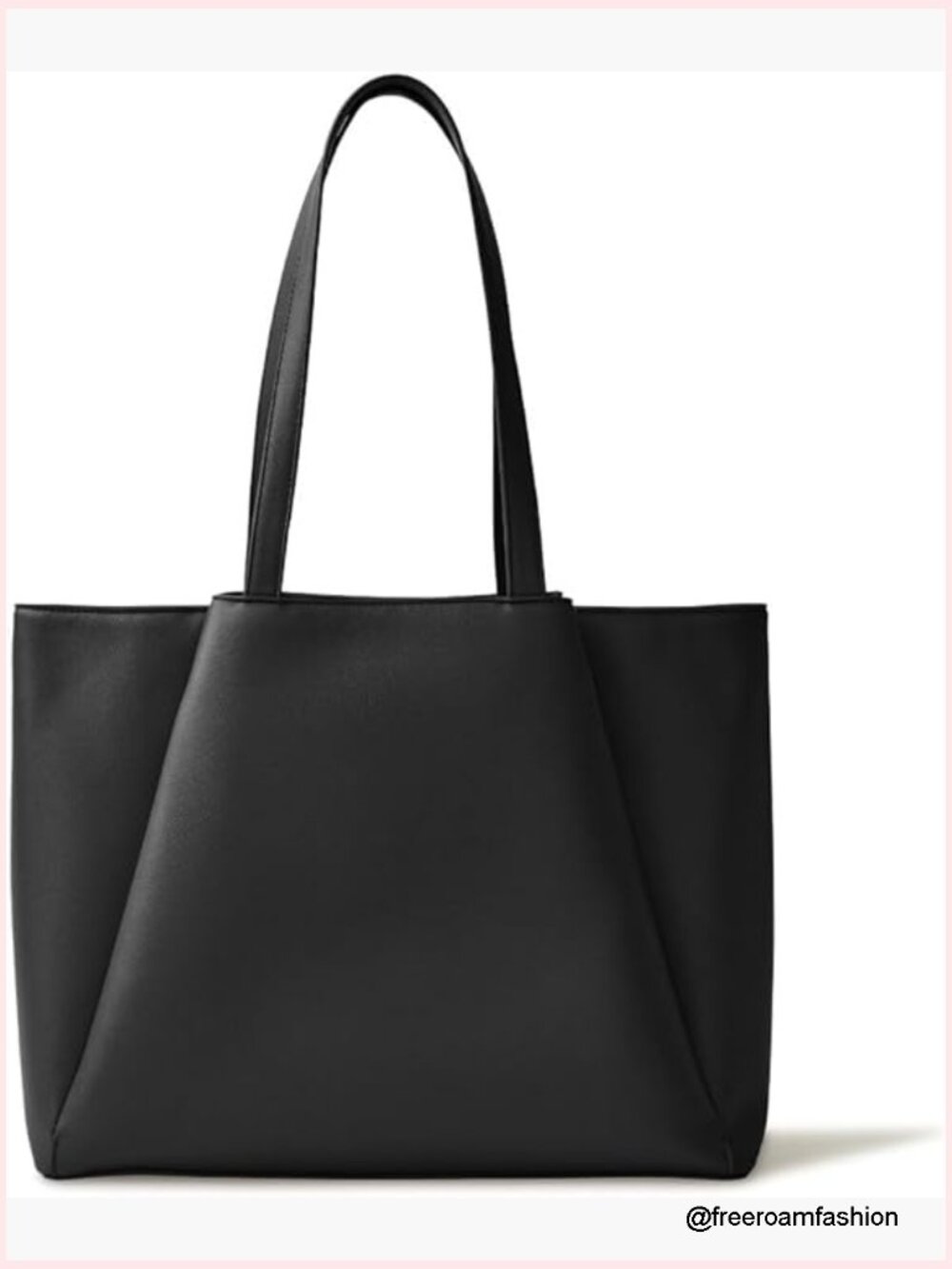 Work Tote Bag for Women 15.6 Inch Laptop - Large PU Leather Office Briefcase